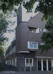 Hoek Copernicusstraat en Pythagorasstraat 7.
<br/>
Corrie Groen- Pickhard, 2015-06-05